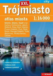 Atlas miastaTr&oacute;jmiasto plus XXL 1:16000