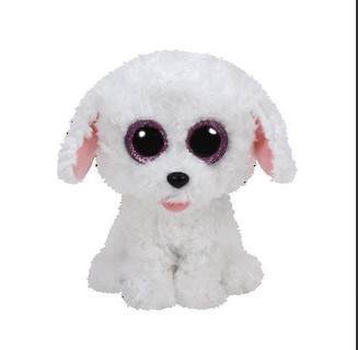 Ty Beanie Boos Pippie - biały pies 24 cm