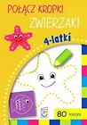 Połącz kropki Zwierzaki. 4- latki