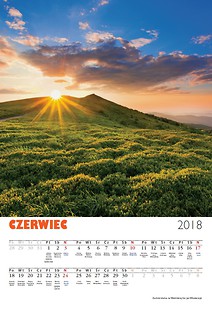 KALENDARZ BIESZCZADY 2018