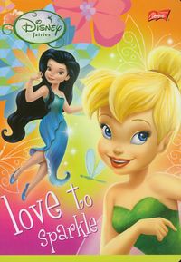 Zeszyt A5 Disney Wróżki w kratkę 16 kartek love to sparkle