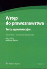 Wstęp do prawoznawstwa. Testy egzaminacyjne