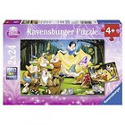 Puzzle Królewna Śnieżka i krasnoludki 2x24