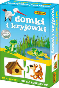 Domki i kryjówki Puzzle edukacyjne