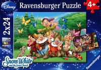 Puzzle Disney Siedmiu krasnoludków 2x24