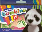 Kredki Bambino świecowe 18 kolorów