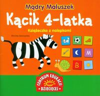 Mądry Maluszek Kącik 4-latka Książeczka z nalepkami