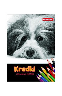Kredki oł&oacute;wkowe 12 kolor&oacute;w Jumbo Cat&amp;Dog
