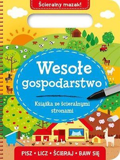 Książka ze ścieralnymi stronami. Wesołe gospodar.