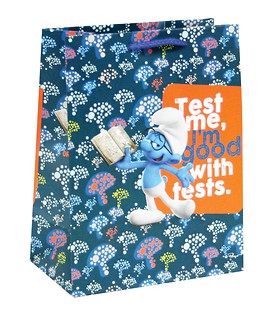Torba prezentowa mała Smurfs