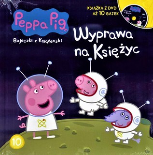 Świnka Peppa. Bajeczki z... Wyprawa na Księżyc+DVD