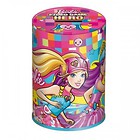 Skarbonka metalowa okrągła Barbie Video Games