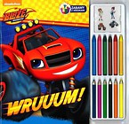 Blaze i megamaszyny. Zabawy z kredkami