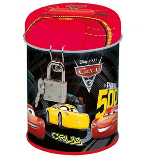 Skarbonka z kł&oacute;dką Cars 42 DERFORM