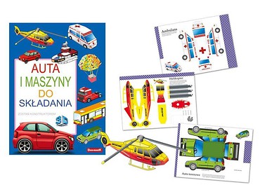 Składanka B4/8K Karton Auta 3D