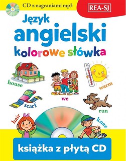 Język angielski - kolorowe sł&oacute;wka + CD