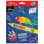 Kredki sześciokątne 48 kolorów+ temperówka DERFORM