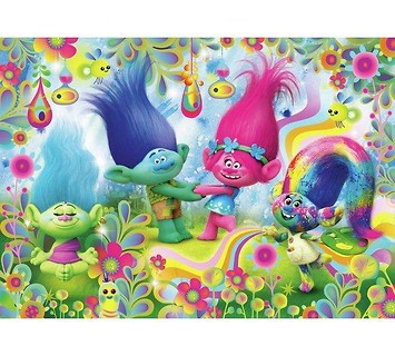 Puzzle Mini 54 el. Trolle r&oacute;żne rodzaje