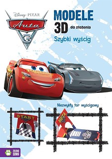 Modele 3D do złożenia. Szybki wyścig. Auta 3