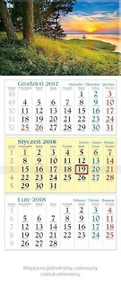 Kalendarz tr&oacute;jdzielny 2018 - Śniardwy KT6