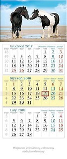 Kalendarz tr&oacute;jdzielny 2018 - Plaża KT19