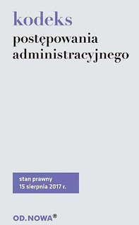 Kodeks postępowania administ. BR wrzesień 2017