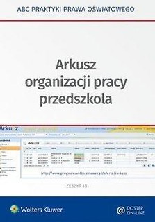 Arkusz organizacji pracy przedszkola