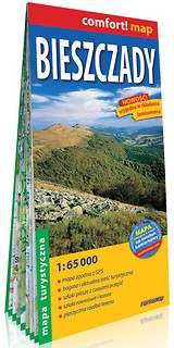 Bieszczady laminowana mapa turystyczna 1:65 000 comfort! map