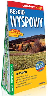 Beskid Wyspowy laminowana mapa turystyczna 1:70 000
