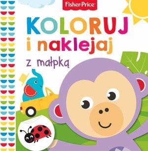 Fisher Price. Koloruj i naklejaj z małpką