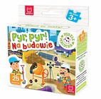 Puzzle malucha. Pyr, pyr! Na budowie
