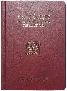 Biblia Pielgrzyma oprawa ekologiczna, panigatory