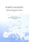 Scripta manent. Badania diachroniczne w Polsce V