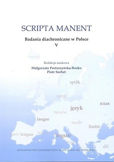 Scripta manent. Badania diachroniczne w Polsce V