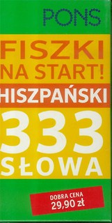 Fiszki na start! 333 słowa Hiszpański