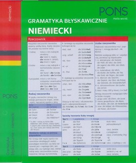 Gramatyka błyskawicznie. Niemiecki PONS