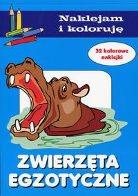 Zwierzęta egzotyczne Naklejam i koloruję