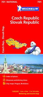 Czechy i Słowacja 1:600 000