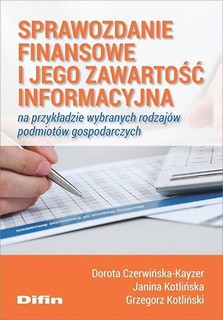 Sprawozdanie finansowe i jego zawartość info. ...