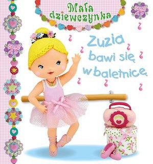 Mała dziewczynka. Zuzia bawi się w baletnicę