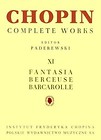 Chopin Complete Works XI Fantazja. Berceuse...