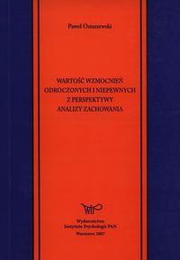 Wartość wzmocnień odroczonych i niepewnych z perspektywy analizy zachowania