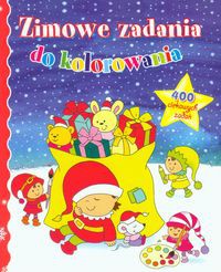 Zimowe zadania do kolorowania