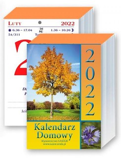 Kalendarz 2022 zdzierak Domowy KASTOR