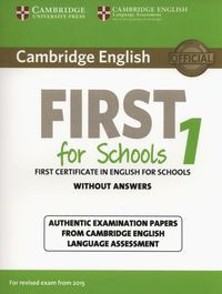 Cambridge English First for Schools 1 for Revised Exam from 2015 Student's Book without Answers