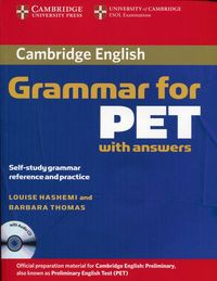 Grammar for PET with answer + CD