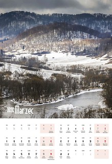 Bieszczady 2026 kalendarz