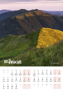 Bieszczady 2026 kalendarz