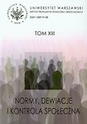 Normy, dewiacje i kontrola społeczna Tom 13