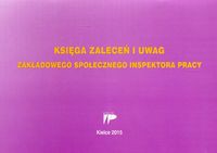 Księga zaleceń i uwag zakładowego społecznego inspektora pracy
